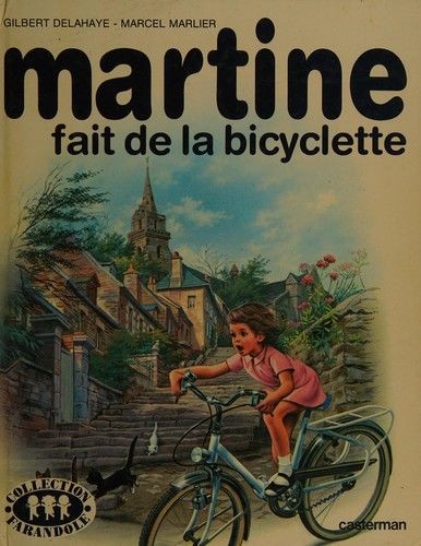 Martine fait de la bicyclette - Click to enlarge picture.