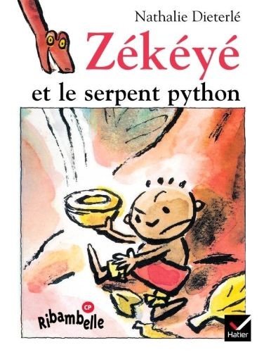 Zékéyé et le serpent python - Click to enlarge picture.