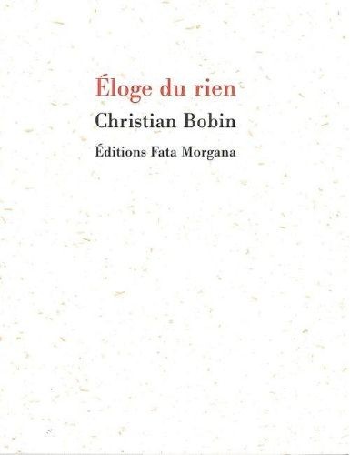 Éloge du rien - Click to enlarge picture.