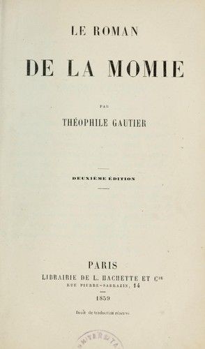 Le Roman de la momie - Click to enlarge picture.