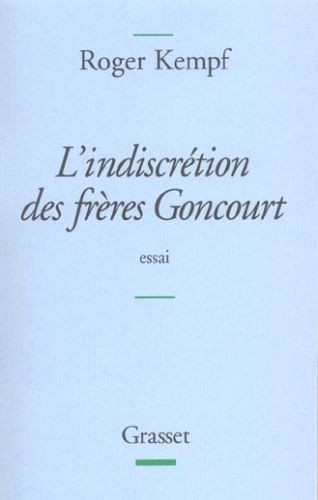 L'indiscrétion des frères Goncourt - Click to enlarge picture.