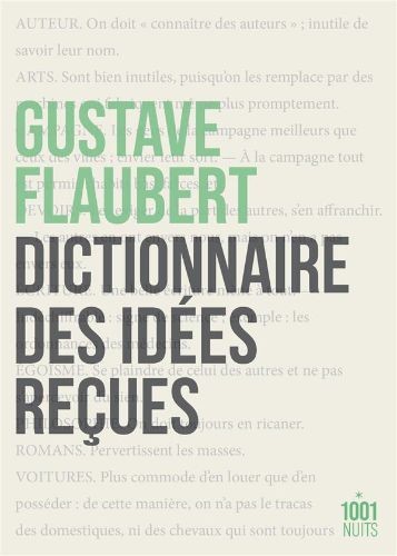 Dictionnaire des idées reçues - Click to enlarge picture.