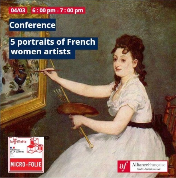 5 Portraits of French women artists
