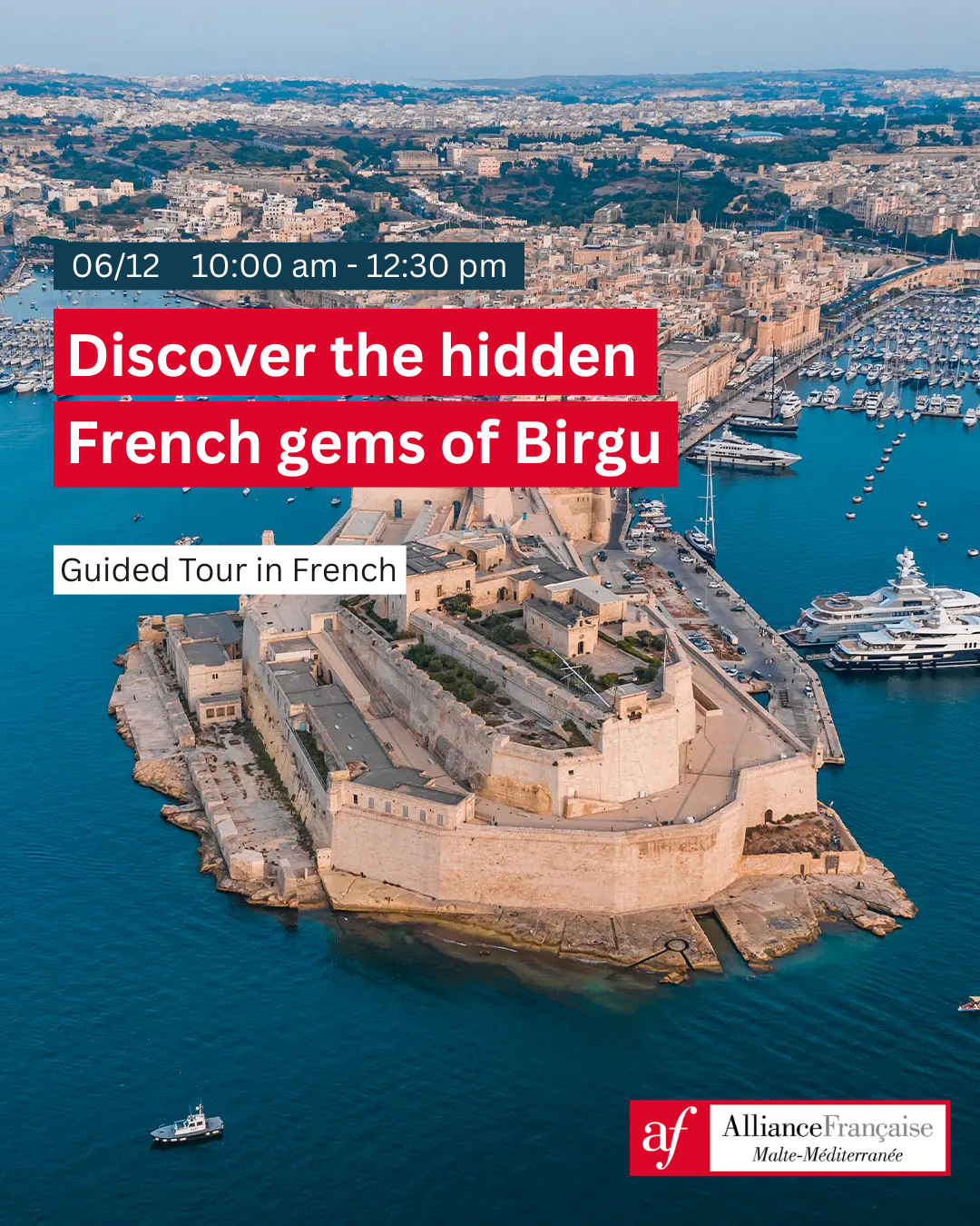 Guided Tour : Discover the hidden French gems of Birgu