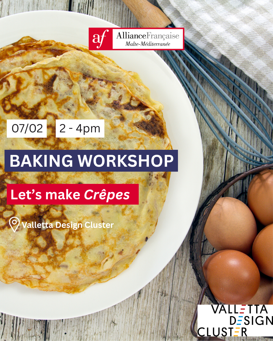 Baking workshop: Let’s make crêpes