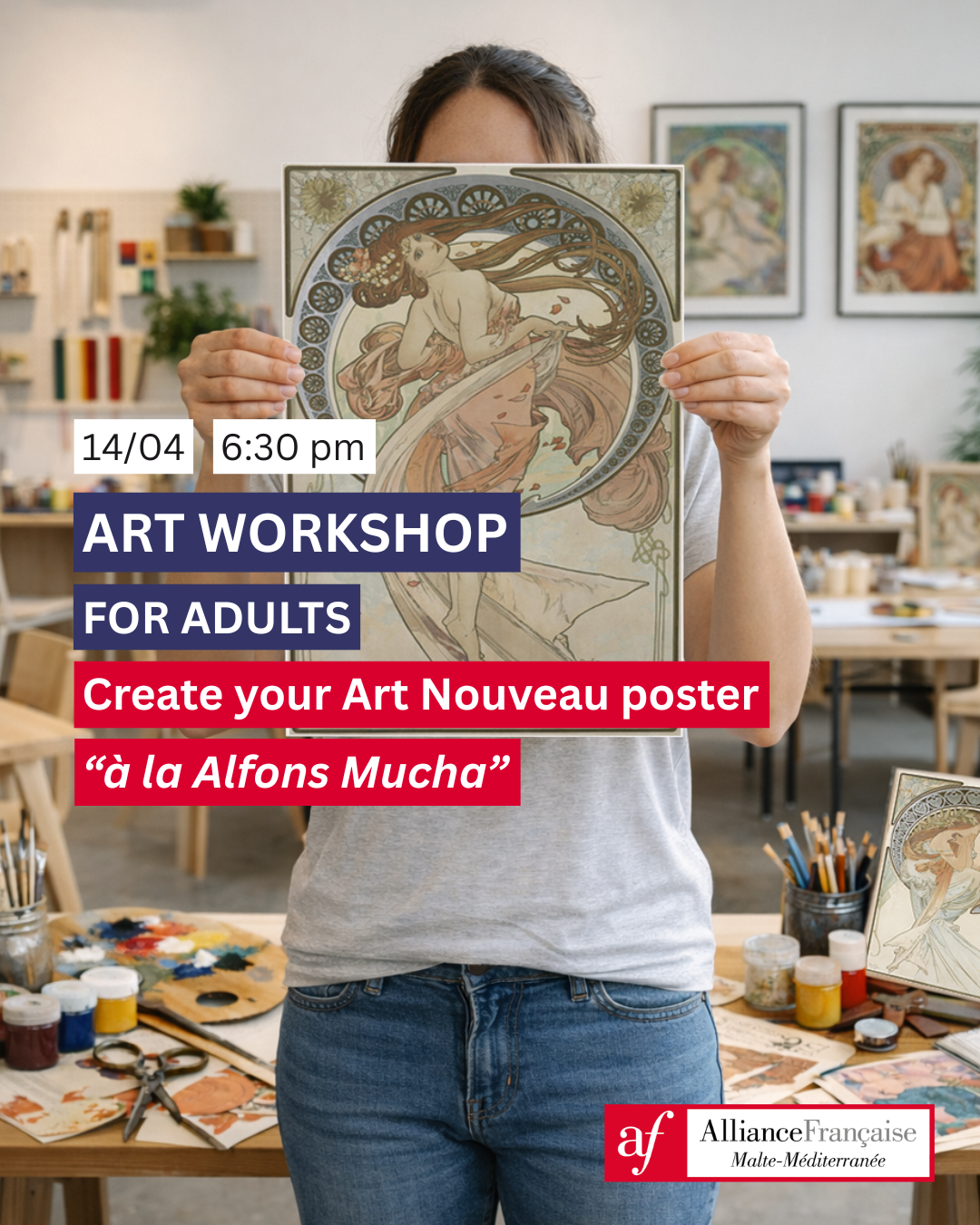Art workshop - Create your Art Nouveau poster