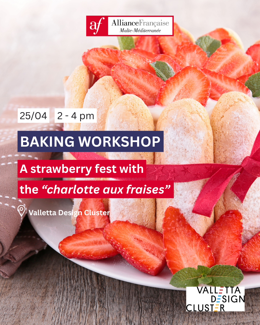Baking workshop - A strawberry fest