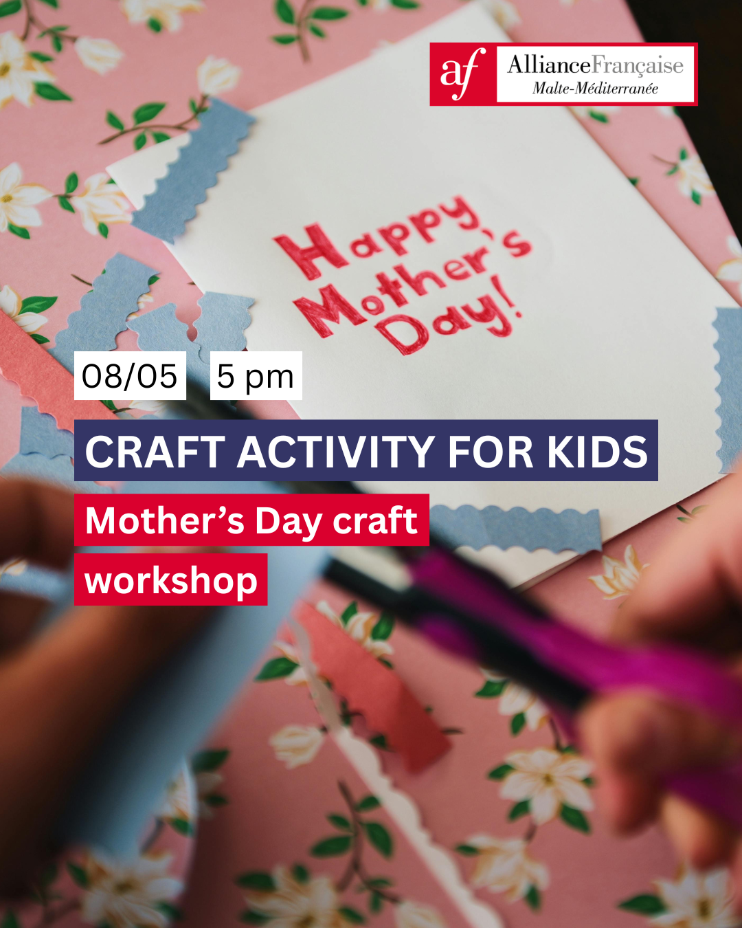 Craft activity for kids: Mother's Day craft workshop