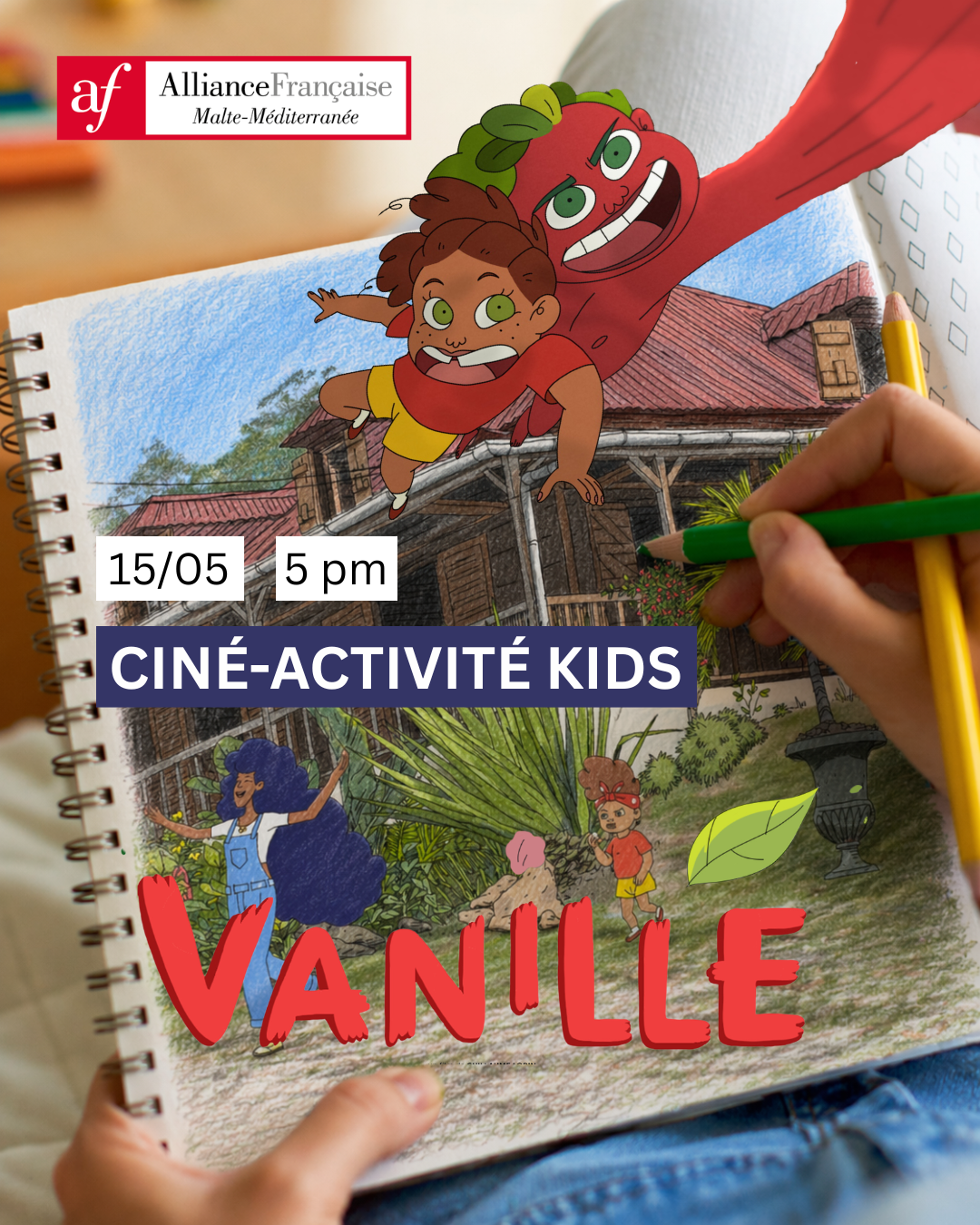 Ciné-Activité for kids: Vanille