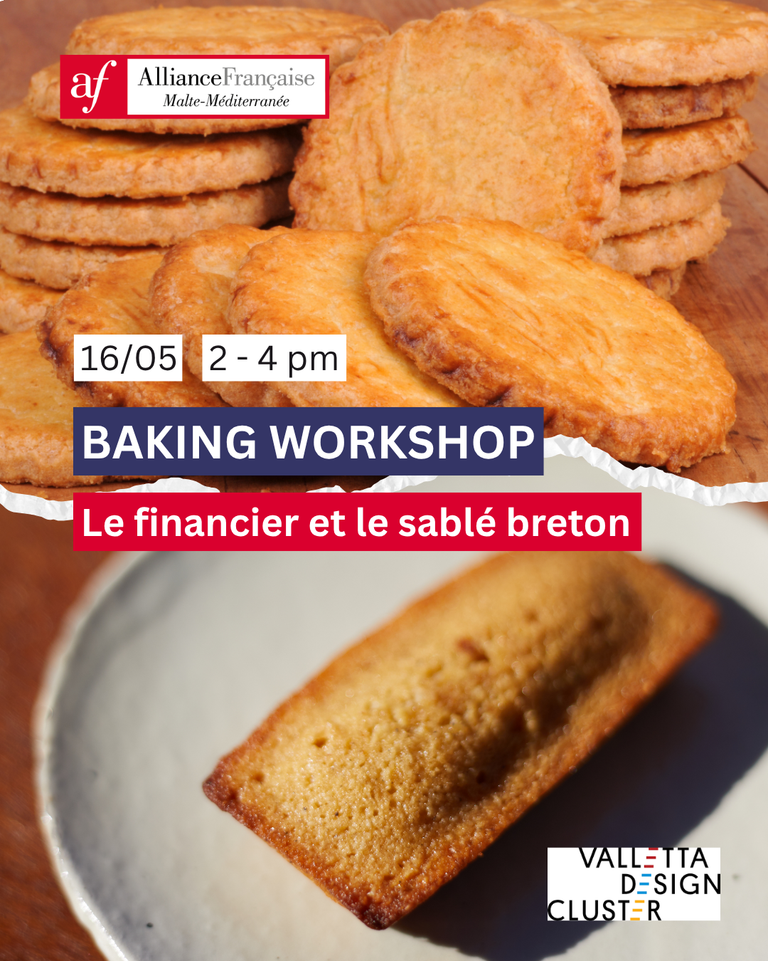 Baking Workshop: Le financier et les sablés bretons