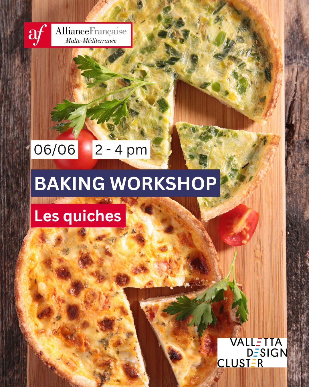 Baking Workshop: les quiches