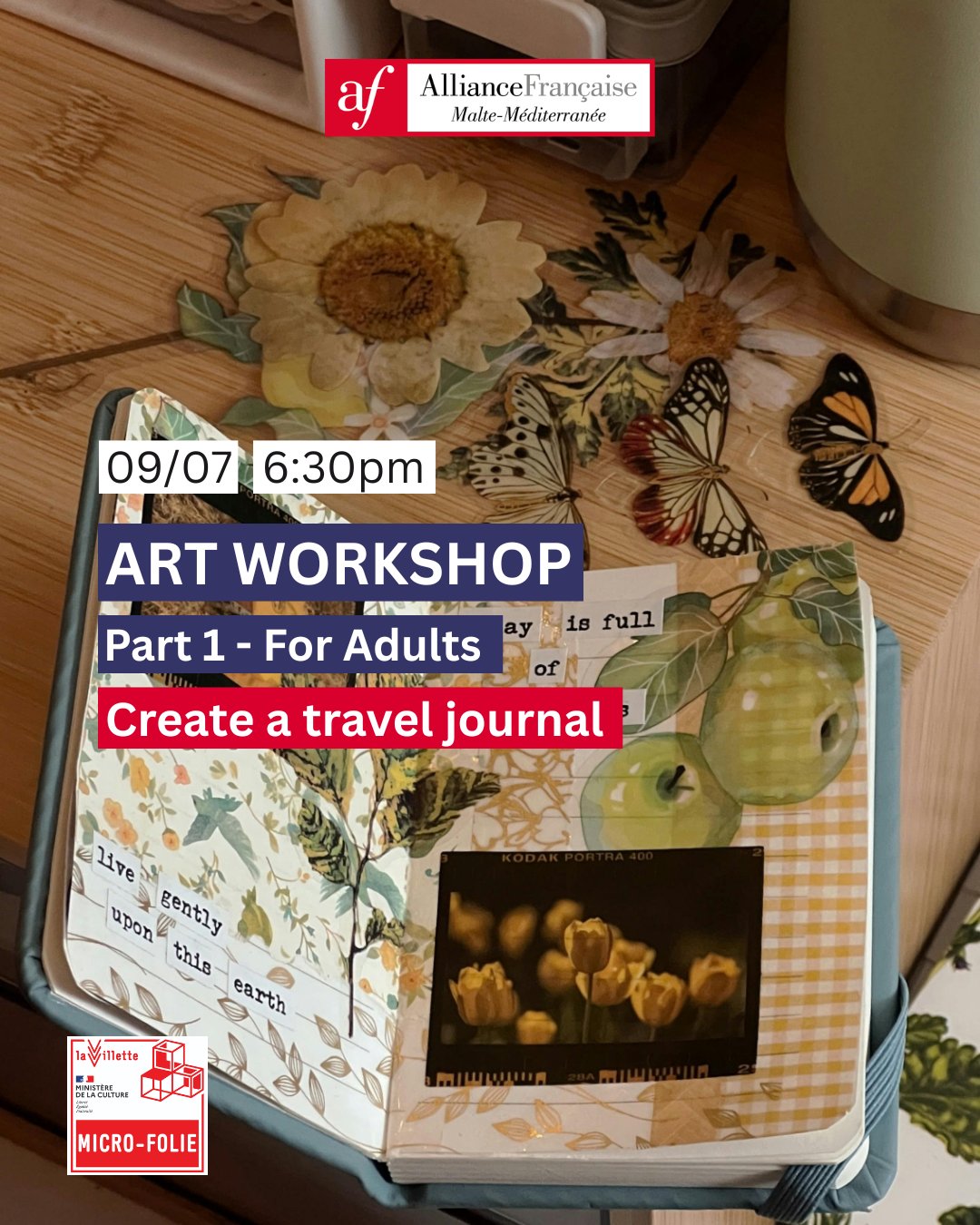 Art Workshop - part 1: Create a travel Journal
