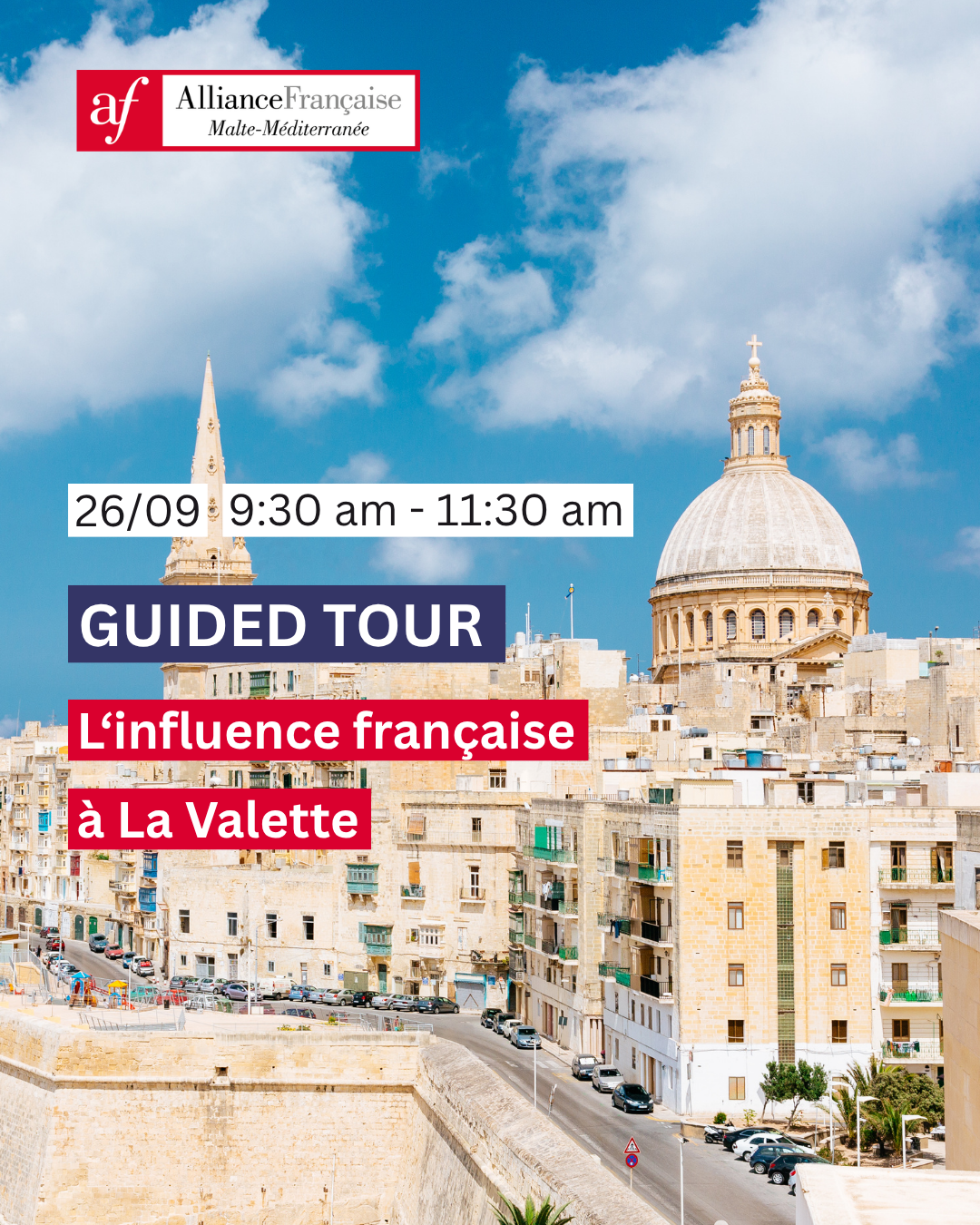 Guided Tour: L’influence française à La Valette